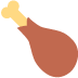 🍗पोल्ट्री लेग इमोजी अर्थ