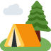 🏕 कैम्पिंग इमोजी अर्थ