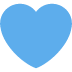 💙 नीला दिल इमोजी अर्थ