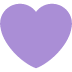 💜बैंगनी दिल इमोजी अर्थ