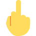 🖕 मध्यमा उंगली इमोजी अर्थ