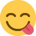 😋 भोजन का स्वाद चखने वाला चेहरा इमोजी का अर्थ