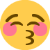 😚 आंखें बंद करके चुंबन वाला चेहरा इमोजी का अर्थ