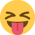 😝 जीभ से तिरछा चेहरा इमोजी का अर्थ