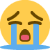 😭 जोर से रोने वाला चेहरा इमोजी का अर्थ