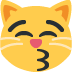 😽 चुंबन बिल्ली इमोजी अर्थ