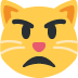😾 मुँह फुलाने वाली बिल्ली इमोजी का अर्थ