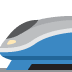 हाई-स्पीड ट्रेन 🚄 इमोजी अर्थ