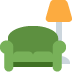 🛋️ काउच और लैंप इमोजी अर्थ
