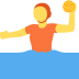 🤽 वाटर पोलो खेलता व्यक्ति इमोजी का अर्थ
