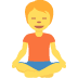 🧘 कमल की स्थिति में व्यक्ति इमोजी का अर्थ