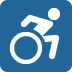 ♿ व्हीलचेयर प्रतीक इमोजी अर्थ
